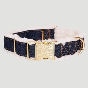 Wrangler Blue and Gold Pet Collar